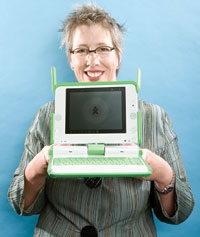Mary Lou Jepsen with the  XO